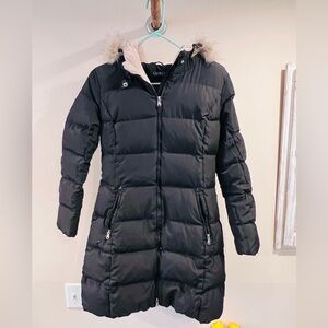 🔥Ralph Lauren Black Puffer Coat with Faux Fur Hood🔥